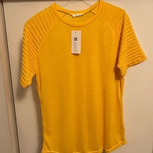 Yellow tee